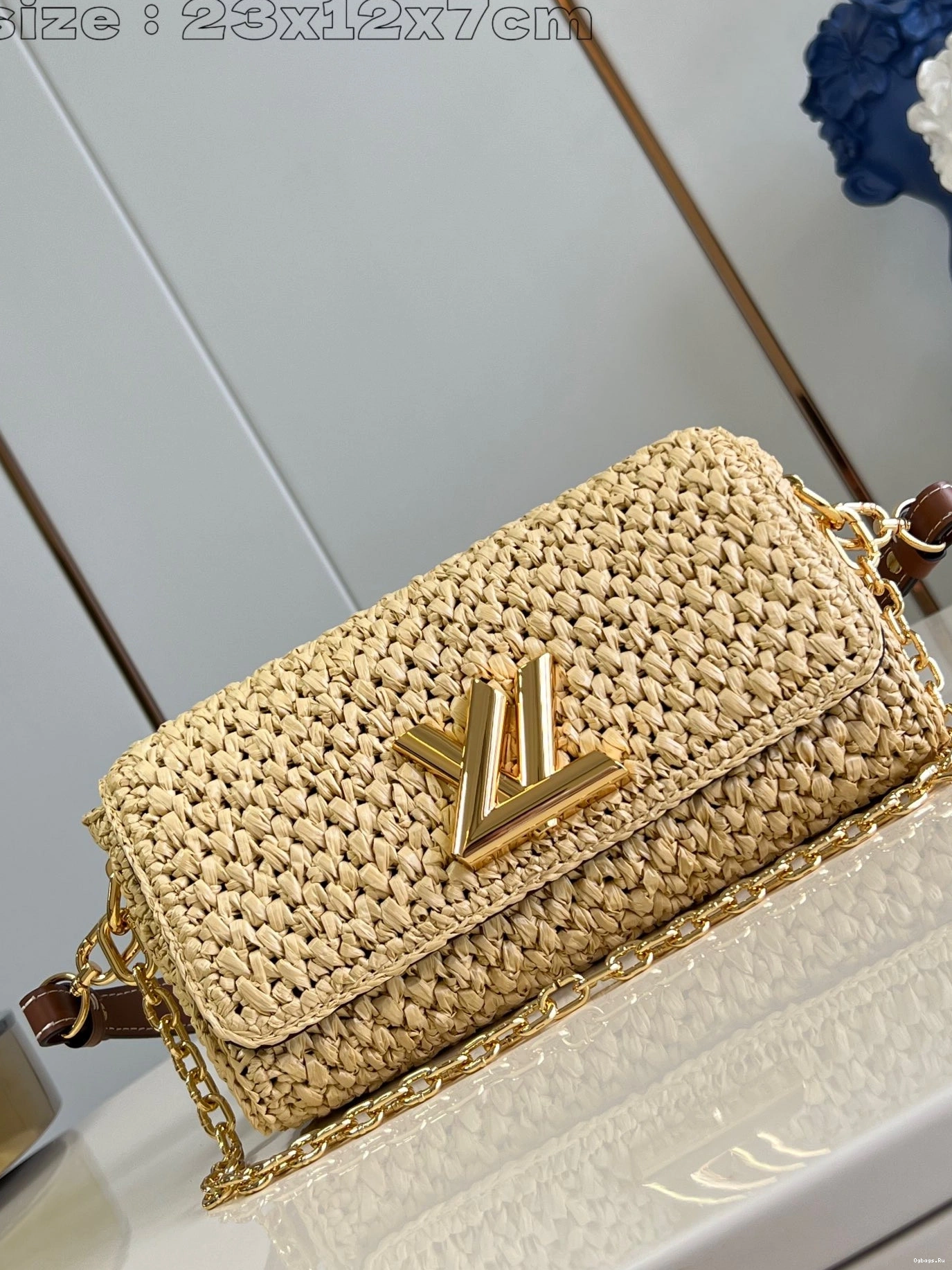 VUITTON West-23.5*12*7CM Twist LOUIS 0518